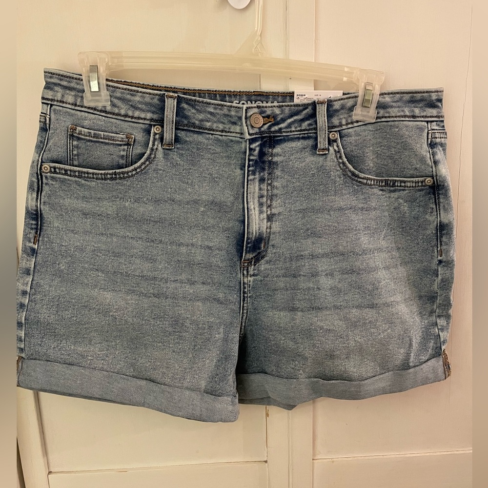 Sonoma Plus Size Denim Mom Short